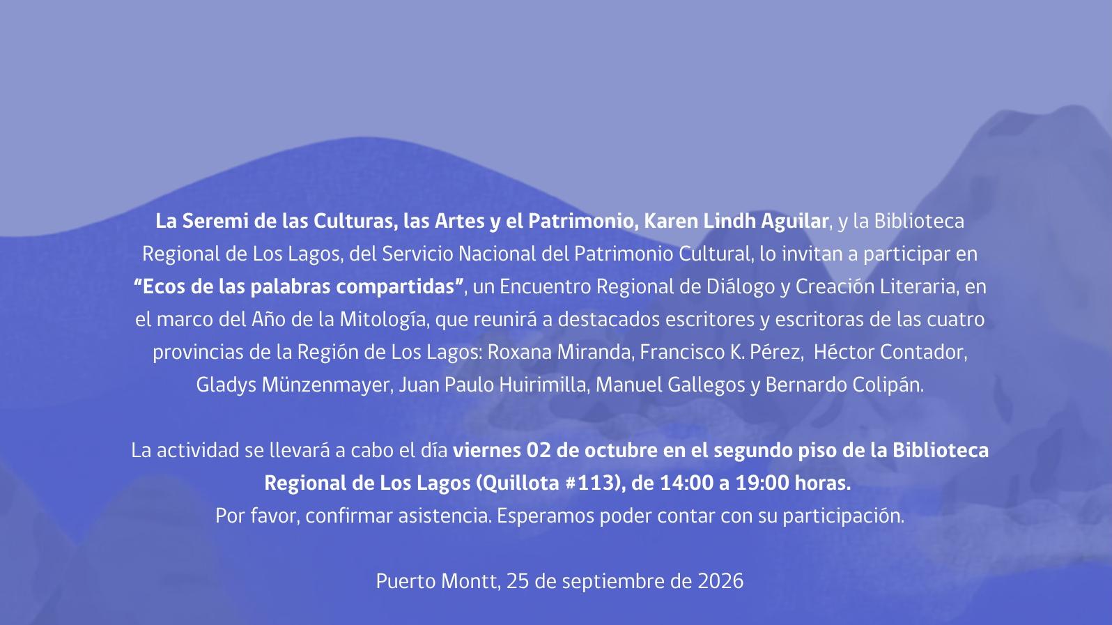 Encuentro de escritores
